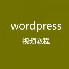 wordpress培訓視頻教程
